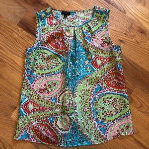 *SOLD* Talbots sleeveless silk blouse